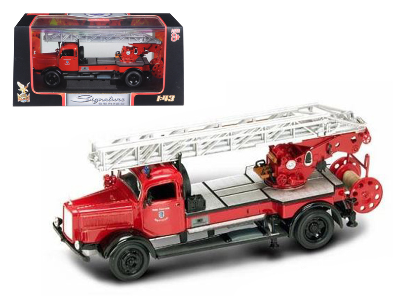 1944 Mercedes Typ L4500f Fire Engine Red 1/43 Diecast Model By Road Signature