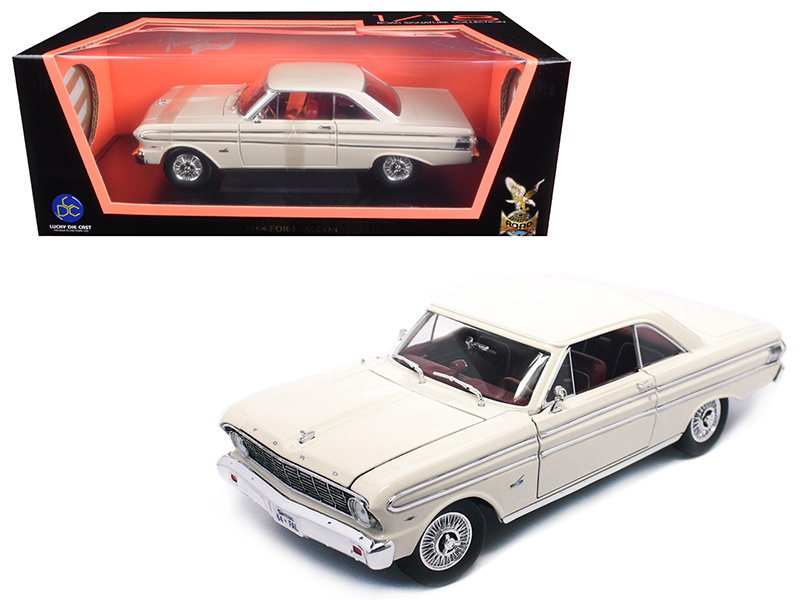 1964 Ford Falcon White 1/18 Diecast Model Car By Road Signature