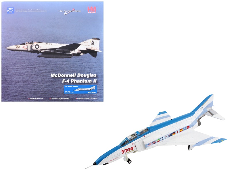 McDonnell Douglas F-4E Phantom II “70290, 5000th Phantom, St Louis” (1978) 1/72 Diecast Model