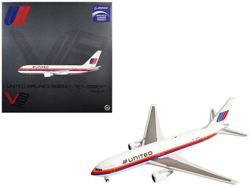 Boeing 767-200ER United Airlines Diecast Model 1:400