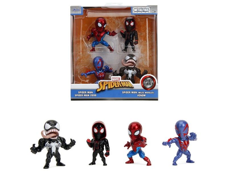 Spider-Man Wave 4 Metalfigs Diecast Figure Set of 4 by Jada