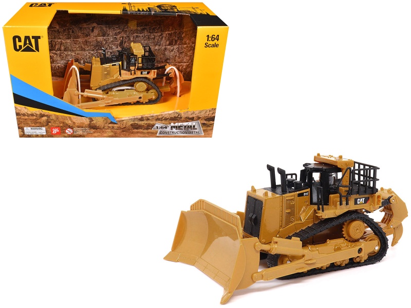Cat Caterpillar D11t Dozer Yellow 1/64 Diecast Model By Diecast Masters