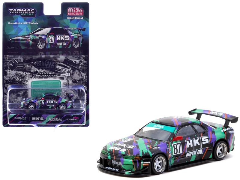Nissan Skyline (R32) Widebody RHD #87 Diecast Model