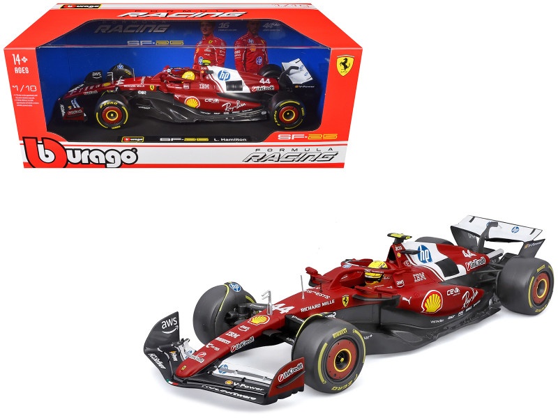 Ferrari SF-25 #44 Lewis Hamilton 1/18 Diecast Model Car
