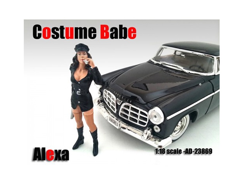 Costume Babe Alexa Figure For 1:18 Scale Models By American Diorama