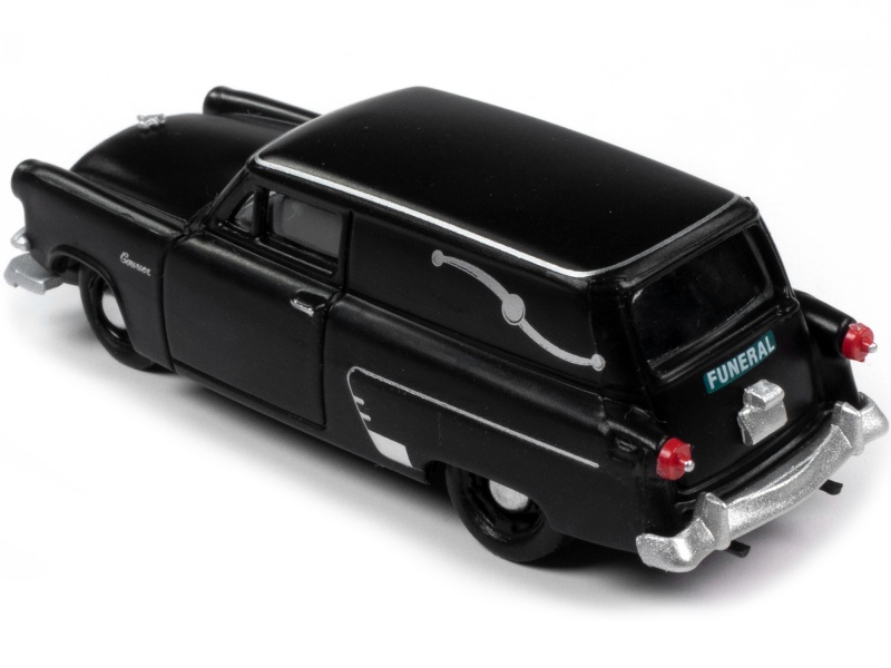 1953 Ford Courier Sedan Delivery Hearse Matt Black 1/87 (Ho) Scale Model Car By Classic Metal Works