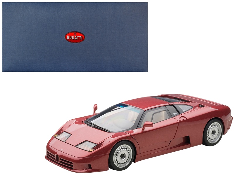 Bugatti Eb110 Gt Dark Red 1/18 Diecast Car Model By Autoart