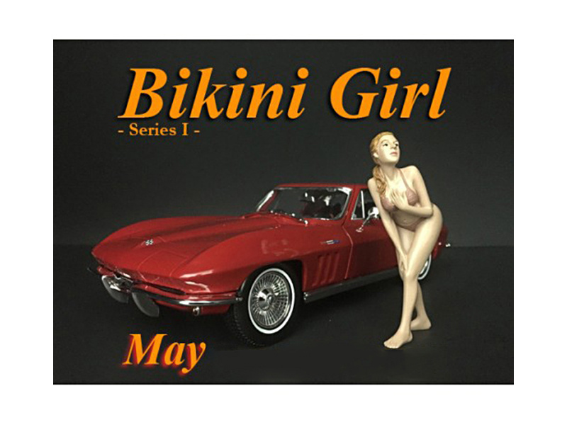 May Bikini Calendar Girl Figure For 1/24 Scale Models By American Diorama