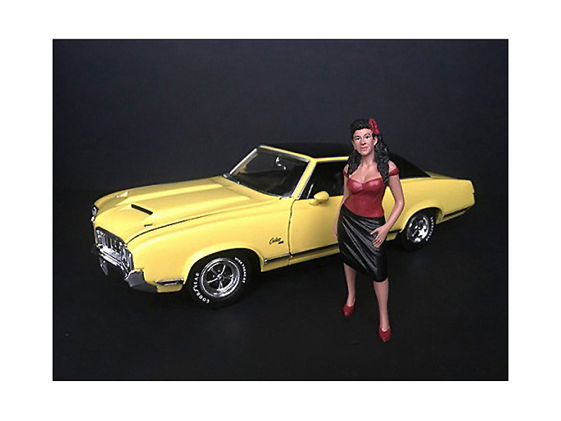 "Hanging Out Ii" Rosa Figurine For 1/18 Scale Models By American Diorama