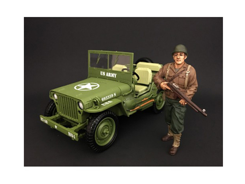 Us Army Wwii Figure Ii For 1:18 Scale Models By American Diorama