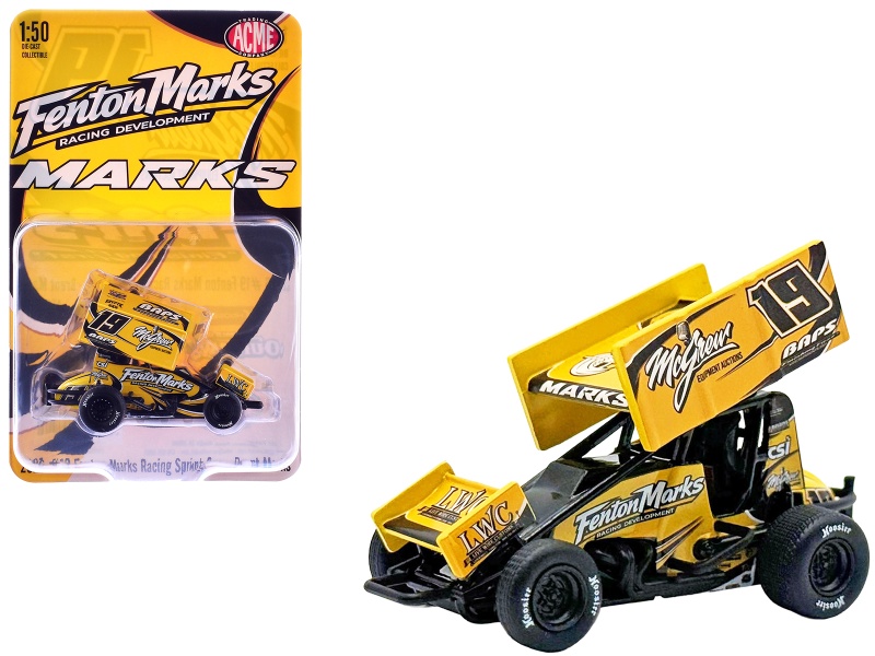 Winged Sprint Car #19 Brent Marks "Fenton Marks Racing" (2026)