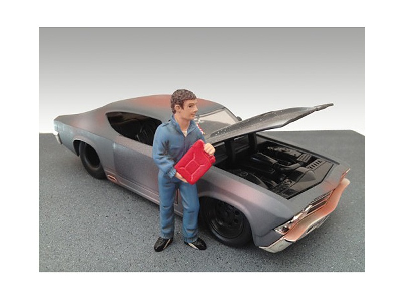 Mechanic Dan Figurine For 1/24 Scale Model Car By American Diorama
