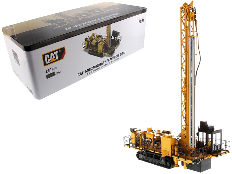 Cat Caterpillar Md6250 Rotary Blasthole Drill With Operator "High Line Series" 1/50 Diecast Model By Diecast Masters