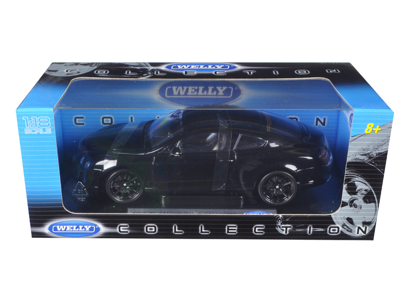 Bentley Continental Supersports Black 1/18 Diecast Car Model By Welly