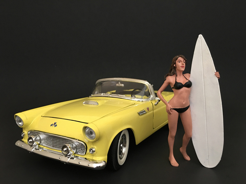Surfer Casey Figure For 1/18 Scale Models By American Diorama