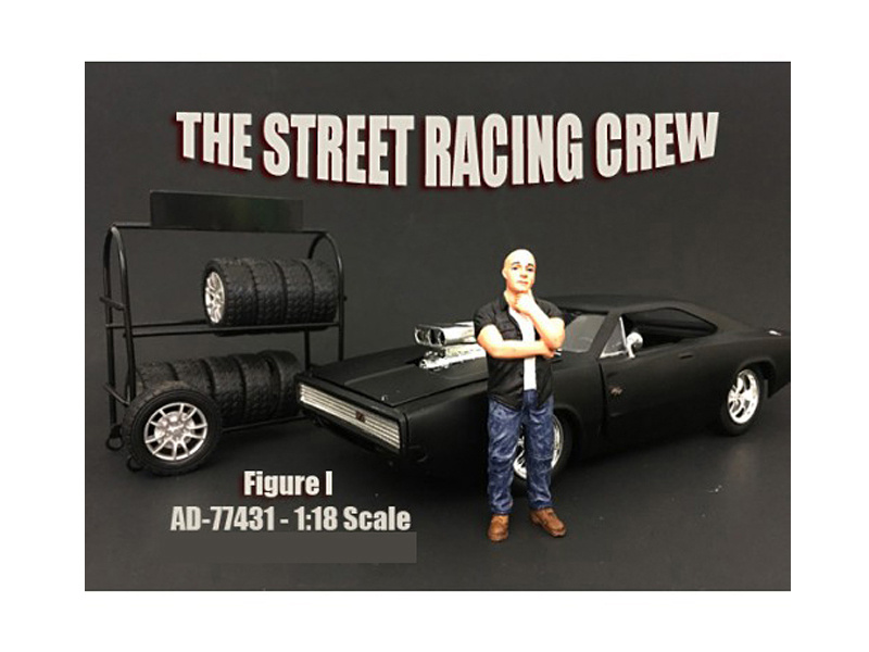 The Street Racing Crew Figure I For 1:18 Scale Models By American Diorama