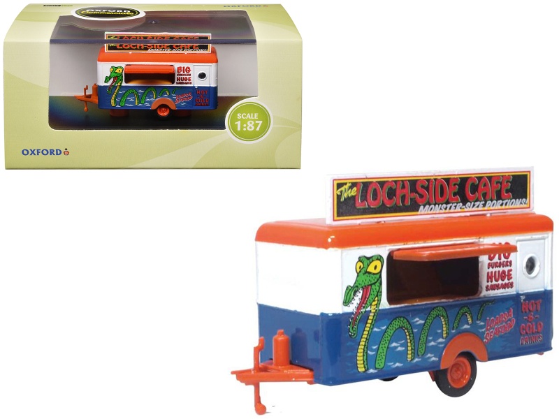 Mobile Food Trailer 'Loch-Side Cafe' 1/87 (HO) Scale Diecast Model by Oxford Diecast