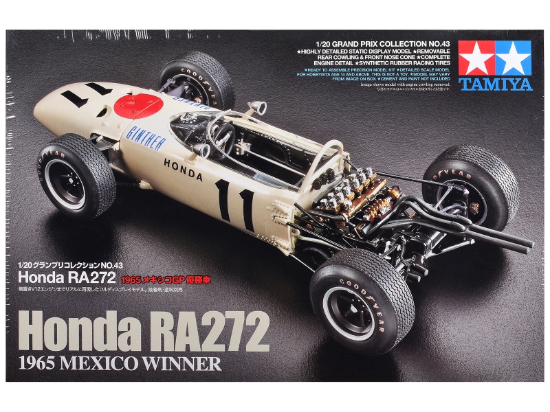 Honda RA272 Winner Formula One F1 Mexico GP 1965 1/20 Model Kit