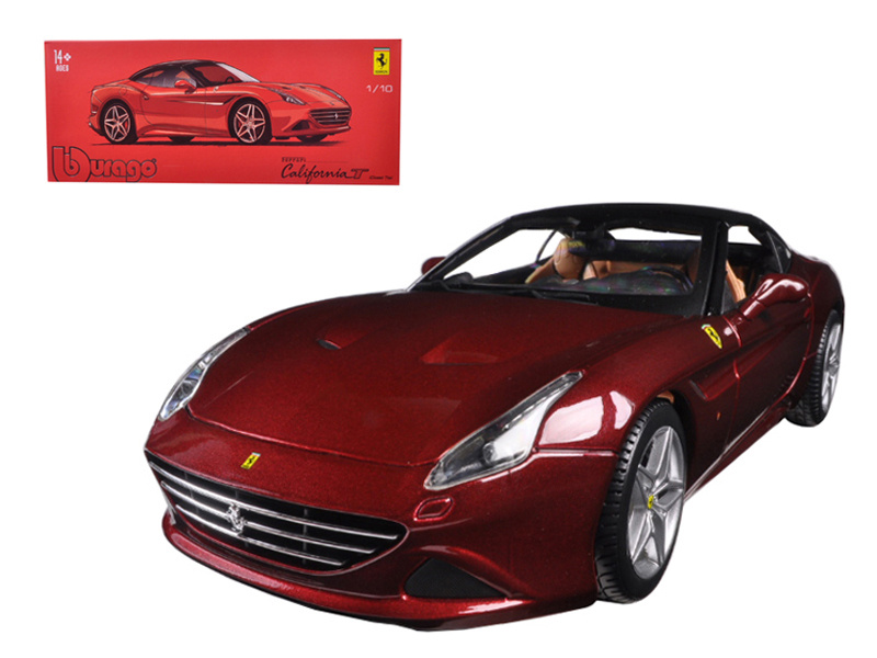 Ferrari California T Closed Top Red Signature Series 1/18 Diecast Model Car By Bburago