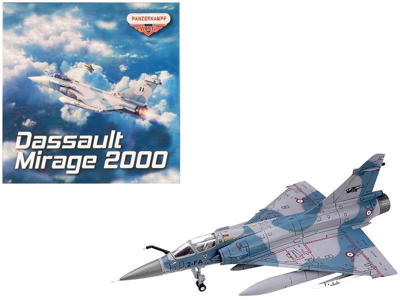 Dassault Mirage 2000-5F Fighter Aircraft "2-Fa Cigognes" French Air Force "Wing" Series 1/72 Diecast Model By Panzerkampf