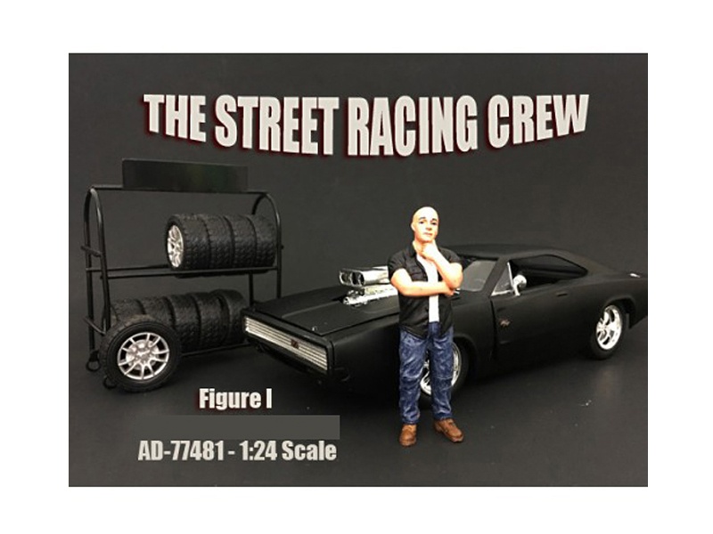 The Street Racing Crew Figure I For 1:24 Scale Models By American Diorama