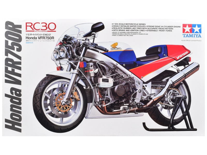 Tamiya Honda VFR750R Motorcycle 1/12 Scale Model Kit