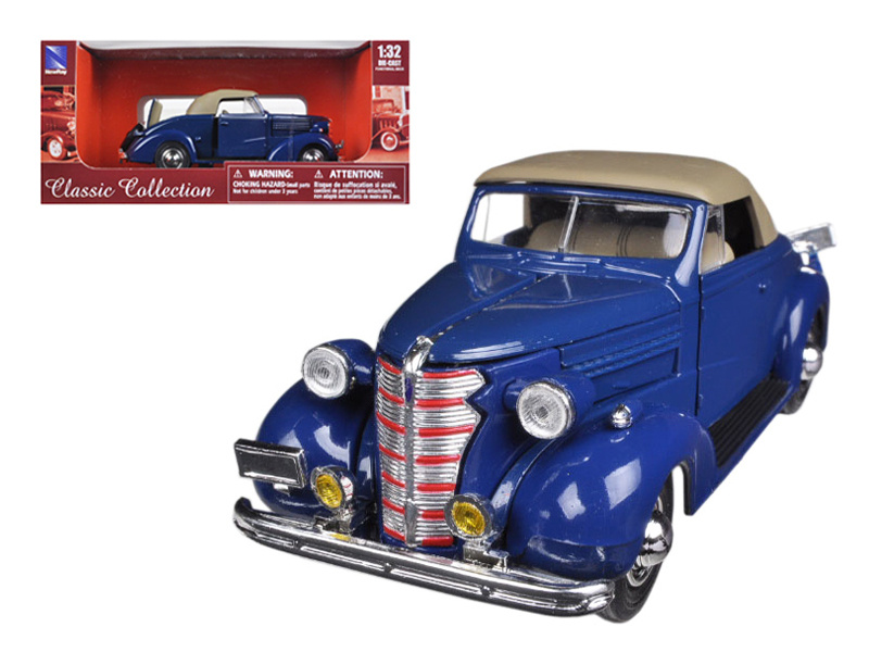 1938 Chevrolet Master Convertible Blue 1/32 Diecast Model Car By New Ray