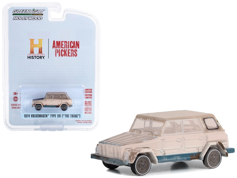 1974 Volkswagen Thing (Type 181) Beige (Weathered) Diecast Model Car