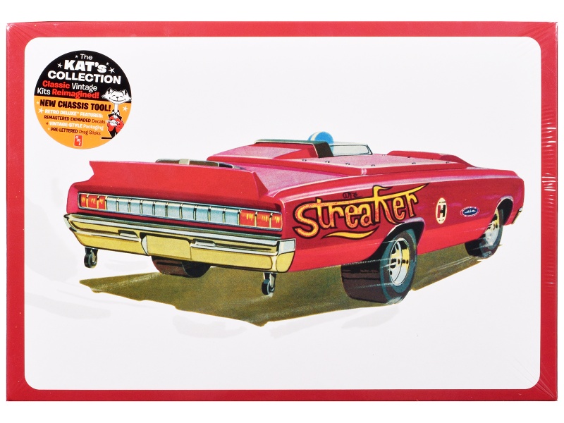 Skill 2 Model Kit 1964 Oldsmobile F-85 Awb Funny Car "Streaker" 1/25 Scale Model By Amt