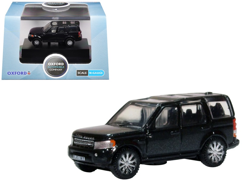 Land Rover Discovery 4 Rhd (Right Hand Drive) Santorini Black 1/148 (N) Scale Diecast Model Car By Oxford Diecast