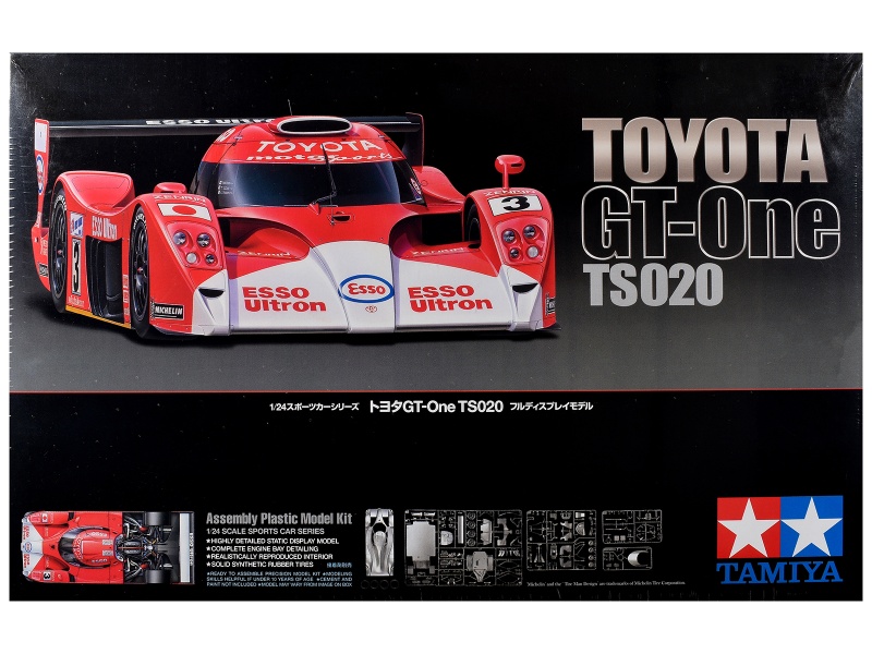Model Kit Toyota Gt-One Ts020 "24 Hours Of Le Mans" (1999) 1/24 Scale Model By Tamiya