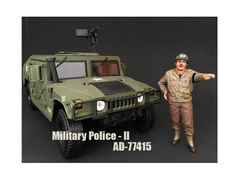 Wwii Military Police Figure Ii For 1:18 Scale Models By American Diorama