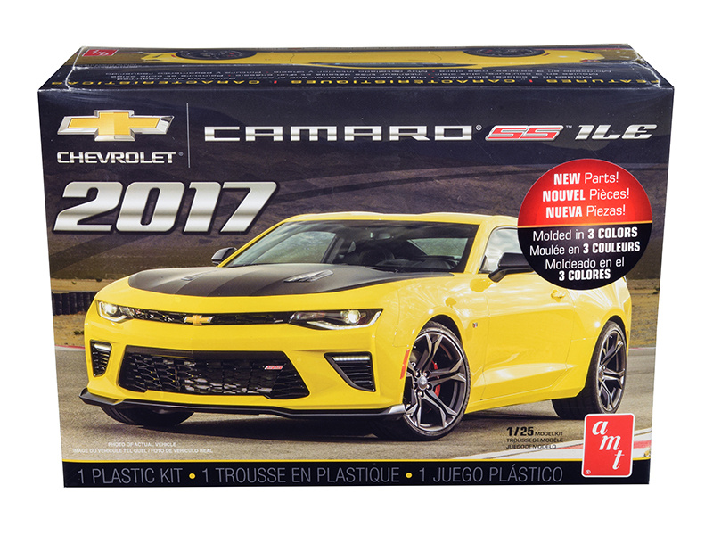 Skill 2 Model Kit 2017 Chevrolet Camaro Ss 1Le 1/25 Scale Model By Amt