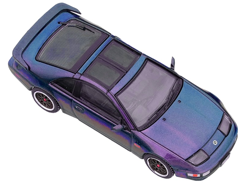 Nissan Fairlady Z (Z32) Rhd (Right Hand Drive) Midnight Purple Ii Metallic "Hong Kong Ani-Com And Games 2022" Event Edition 1/64 Diecast Model Car By Inno Models