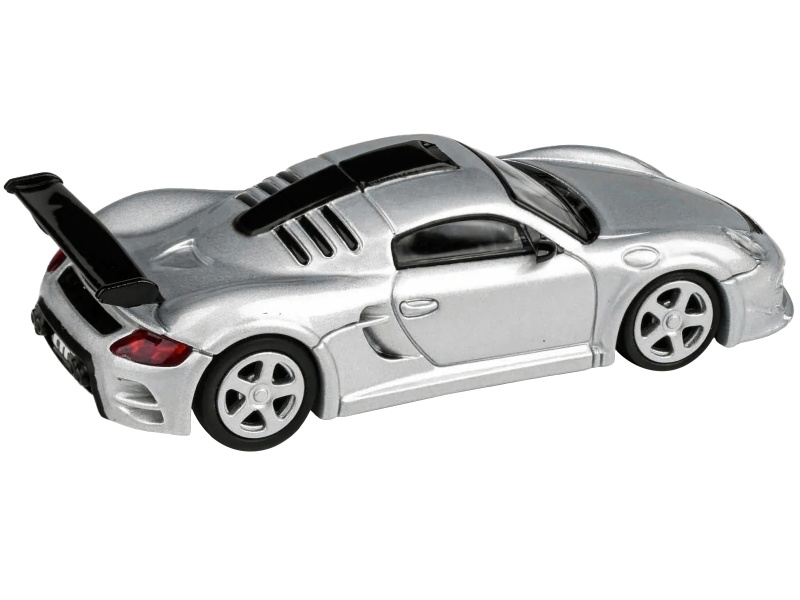 2012 Ruf Ctr3 Clubsport Silver Metallic 1/64 Diecast Model Car By Paragon Models