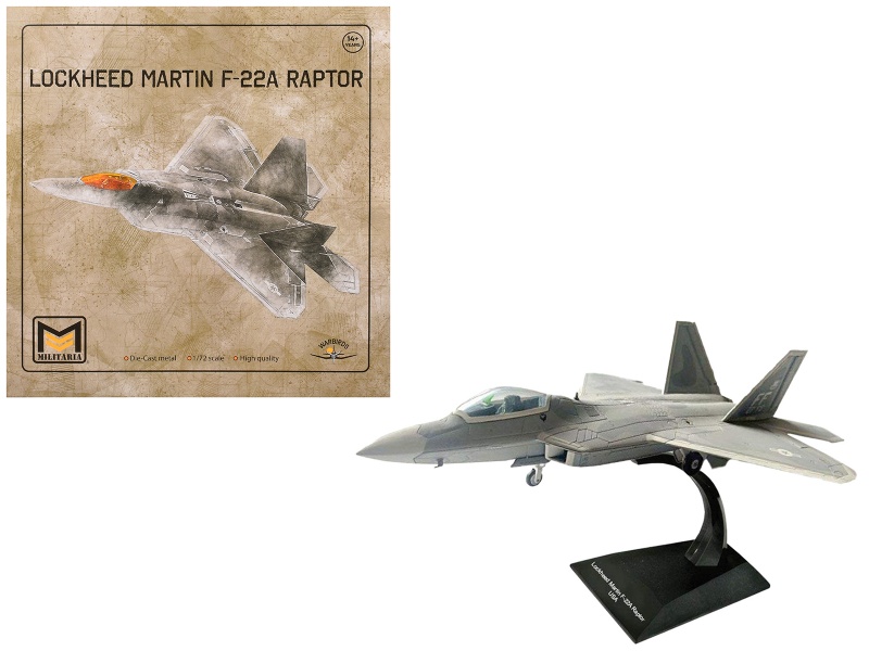 Lockheed Martin F-22A Raptor 1/72 Diecast Model