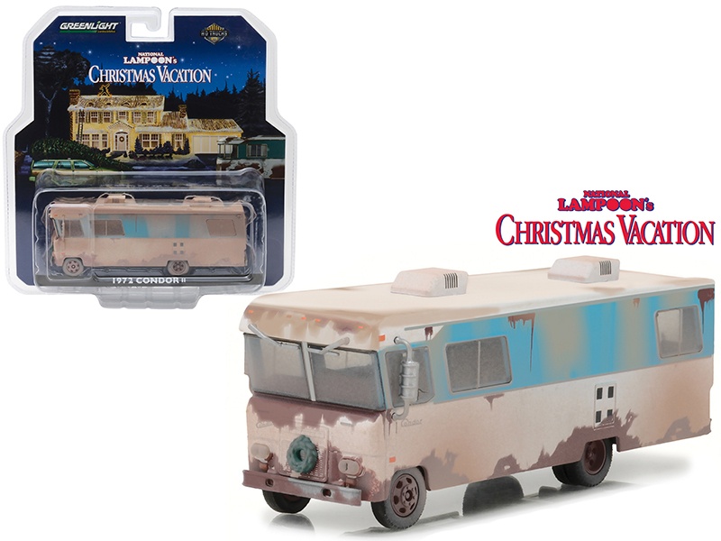 1972 Condor Ii Rv "National Lampoon's Christmas Vacation" (1989) Movie "Hd Trucks" Series 10 1/64 Diecast Model By Greenlight