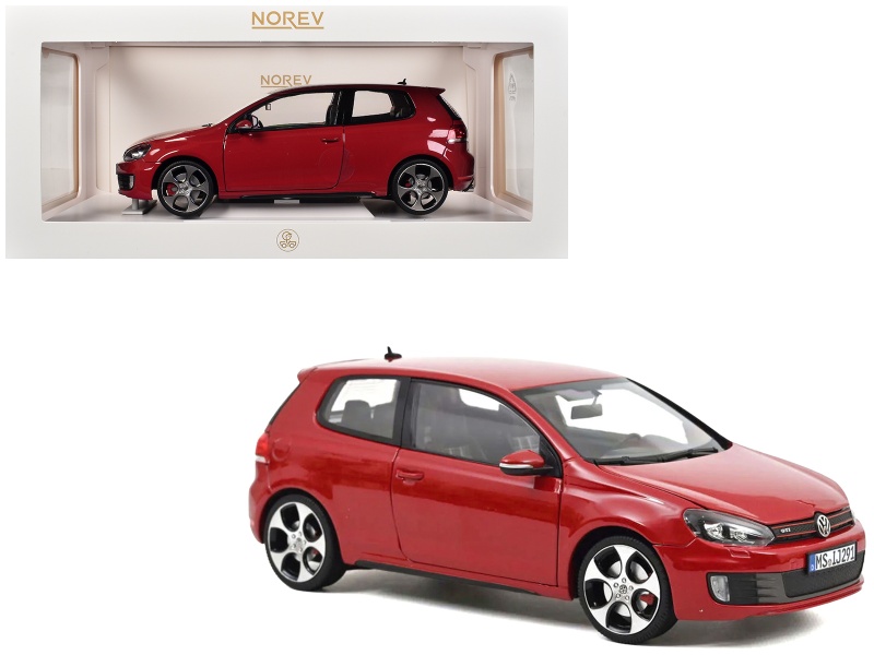 2009 Volkswagen Golf Vi Gti Tornado Red 1/18 Diecast Model Car By Norev