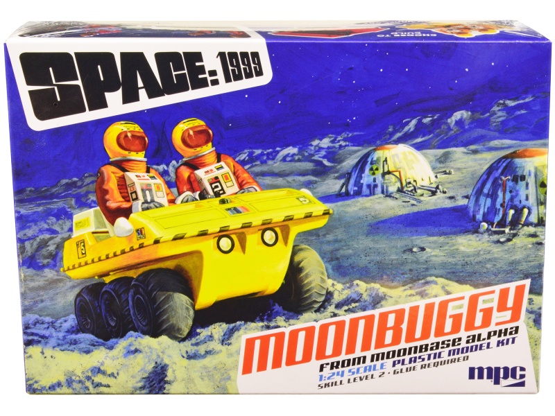 Skill 2 Moonbuggy/Amphicat 6-Wheeled Atv "Space: 1999" (1975-1977) Tv Show 2-In-1 Model Kit 1/24 Scale Model By Mpc