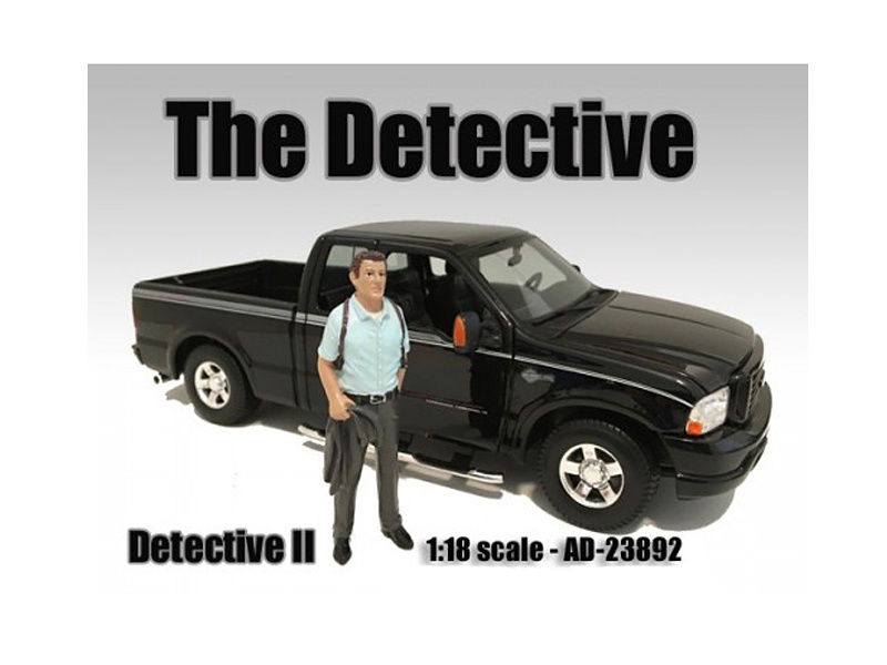 "The Detective #2" Figure For 1:18 Scale Models By American Diorama