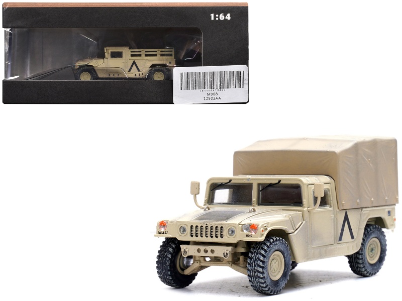 M998 HMMWV 1/64 Diecast Model - 1st Battalion, 37th Armored Regiment, Gulf War, Iraq (1991) - Panzerkampf