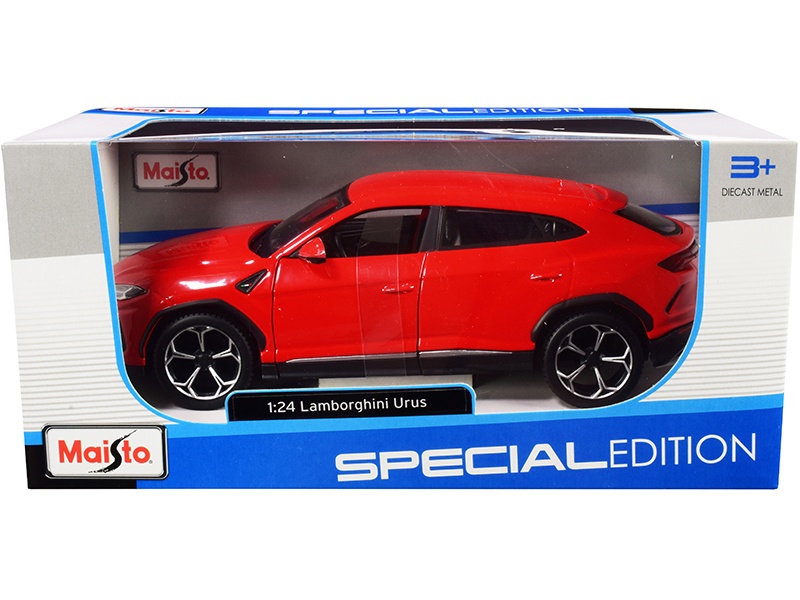 Lamborghini Urus Red "Special Edition" Series 1/24 Diecast Model Car By Maisto