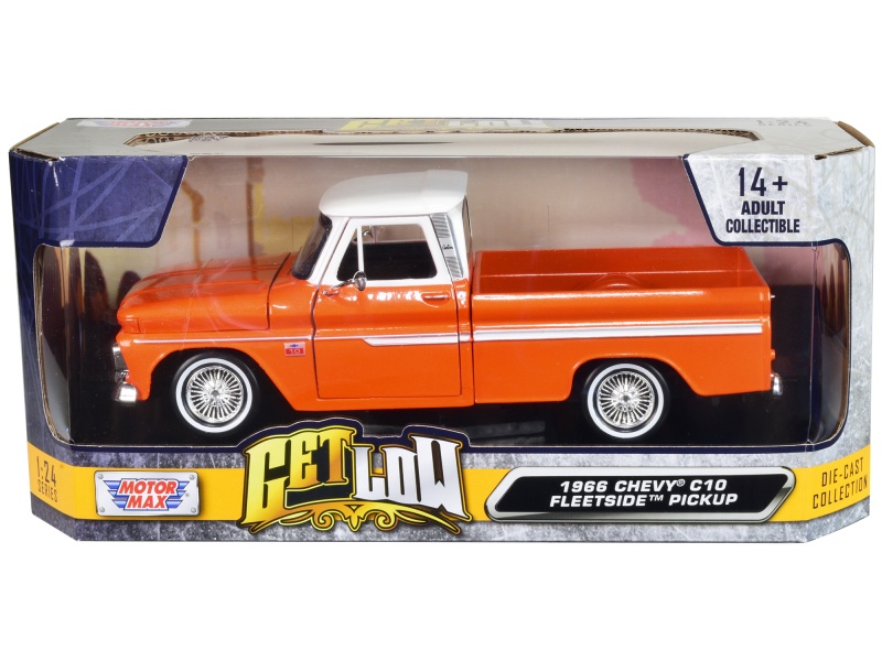 1966 Chevrolet C10 Fleetside Pickup Truck Lowrider Diecast Model Car
