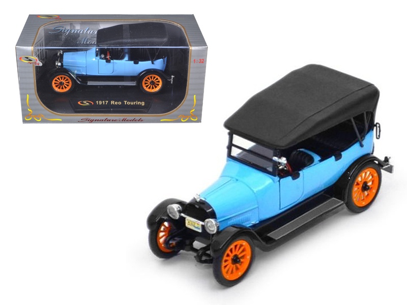 1917 Reo Touring Blue 1/32 Diecast Model Car By Signature Models