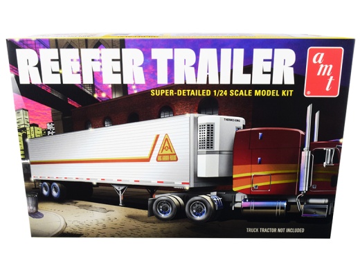 AMT 1/24 Scale Reefer Trailer Model Kit - Skill 3 Model