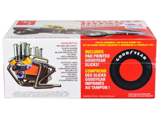AMT Skill 2 Model Kit Groove Boss Supermodified Racer 1/25 Scale