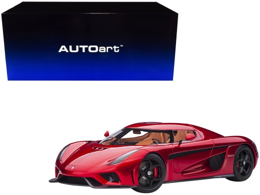 Koenigsegg Regera Candy Red 1/18 Model Car By Autoart