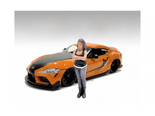 Car Meet 3 Figurine 2 1/24 Scale Model by American Diorama