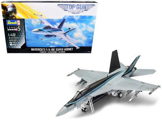 Revell Level 5 Model Kit Maverick's F/A-18E Super Hornet Jet Top Gun: Maverick