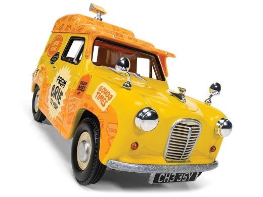 Austin A35 Van RHD Diecast Model Car - Wallace & Gromit 'Cheese Please' Edition